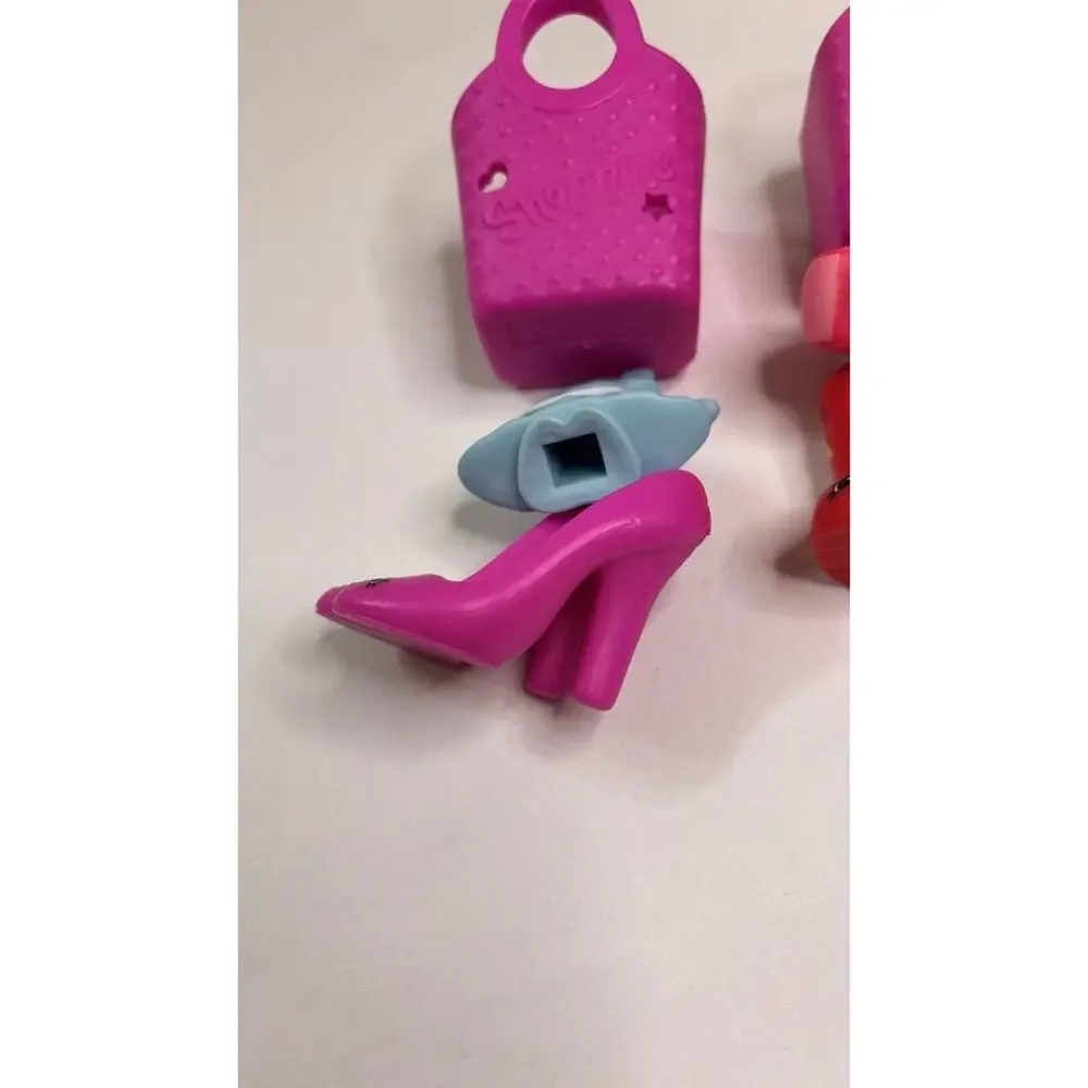 Shopkins for McDonald's Happy Meal Toys Lot of 6 ~ Shoes, Dress, Purse,Boots